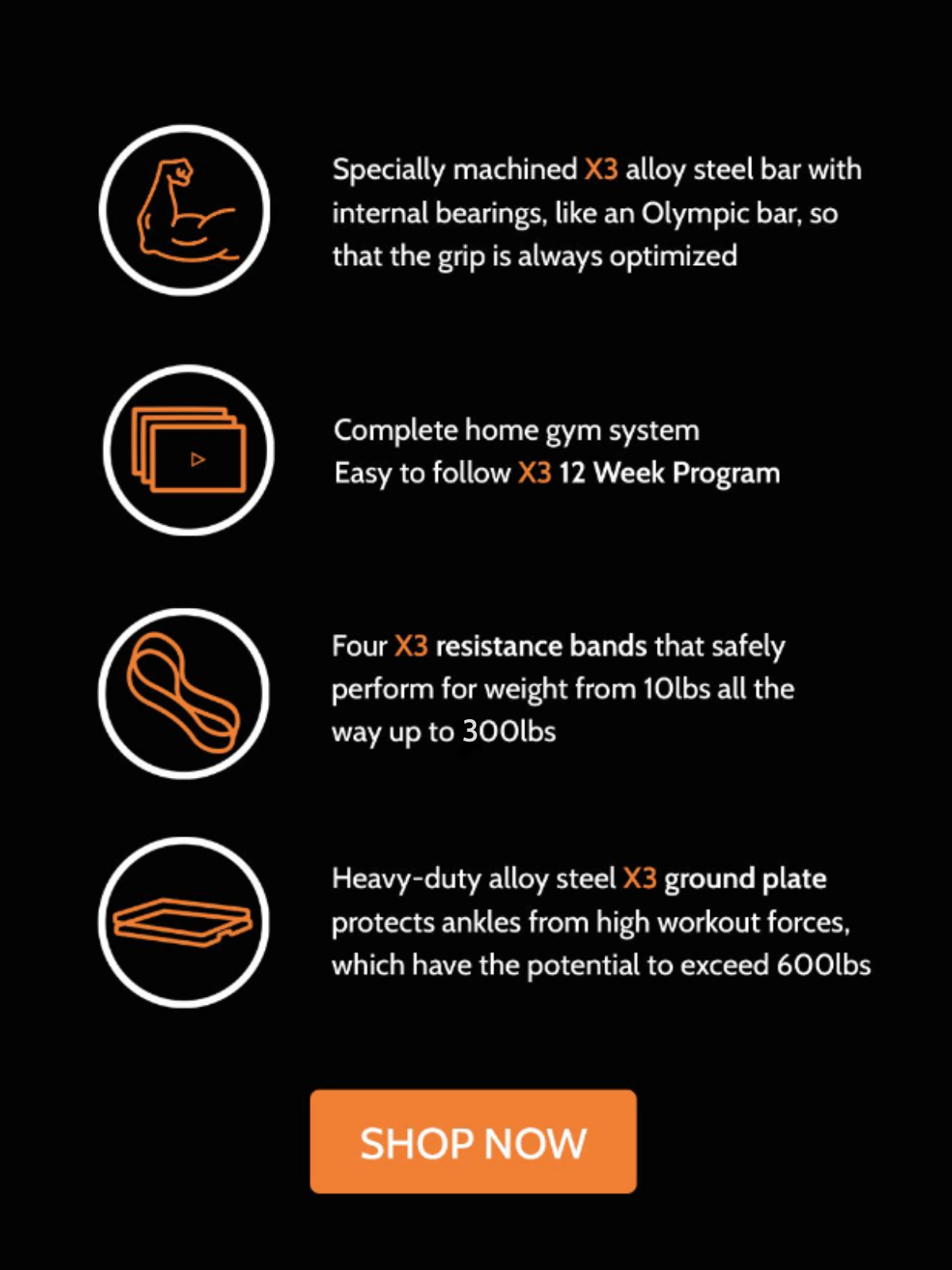 X3 Complete Home Gym Train Like a Professional Athlete with X3 Milled