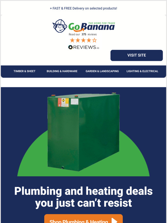 Celebrate World Plumbing Day with these DEALS