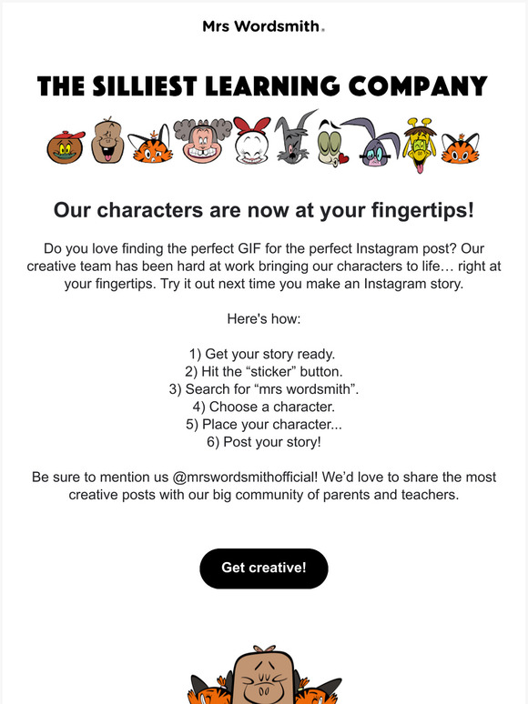 Animate your posts with Mrs Wordsmith