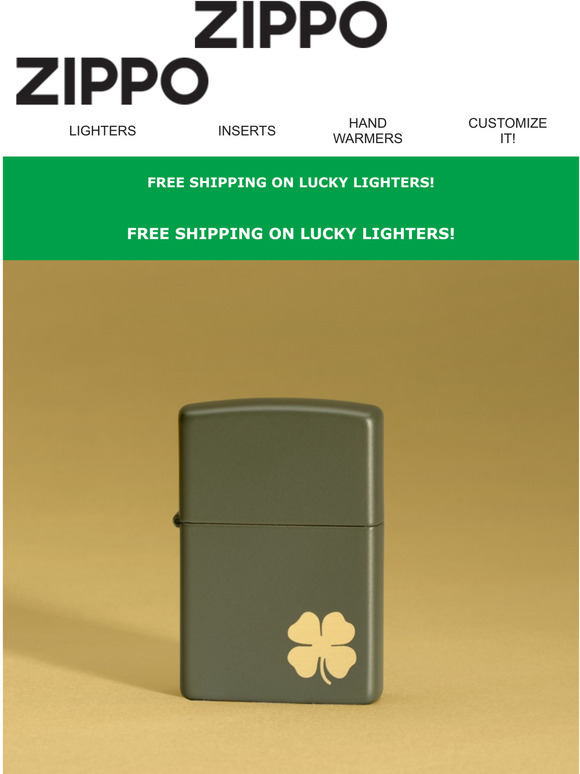 Zippo Lucky Lighters For Your Pocket Milled