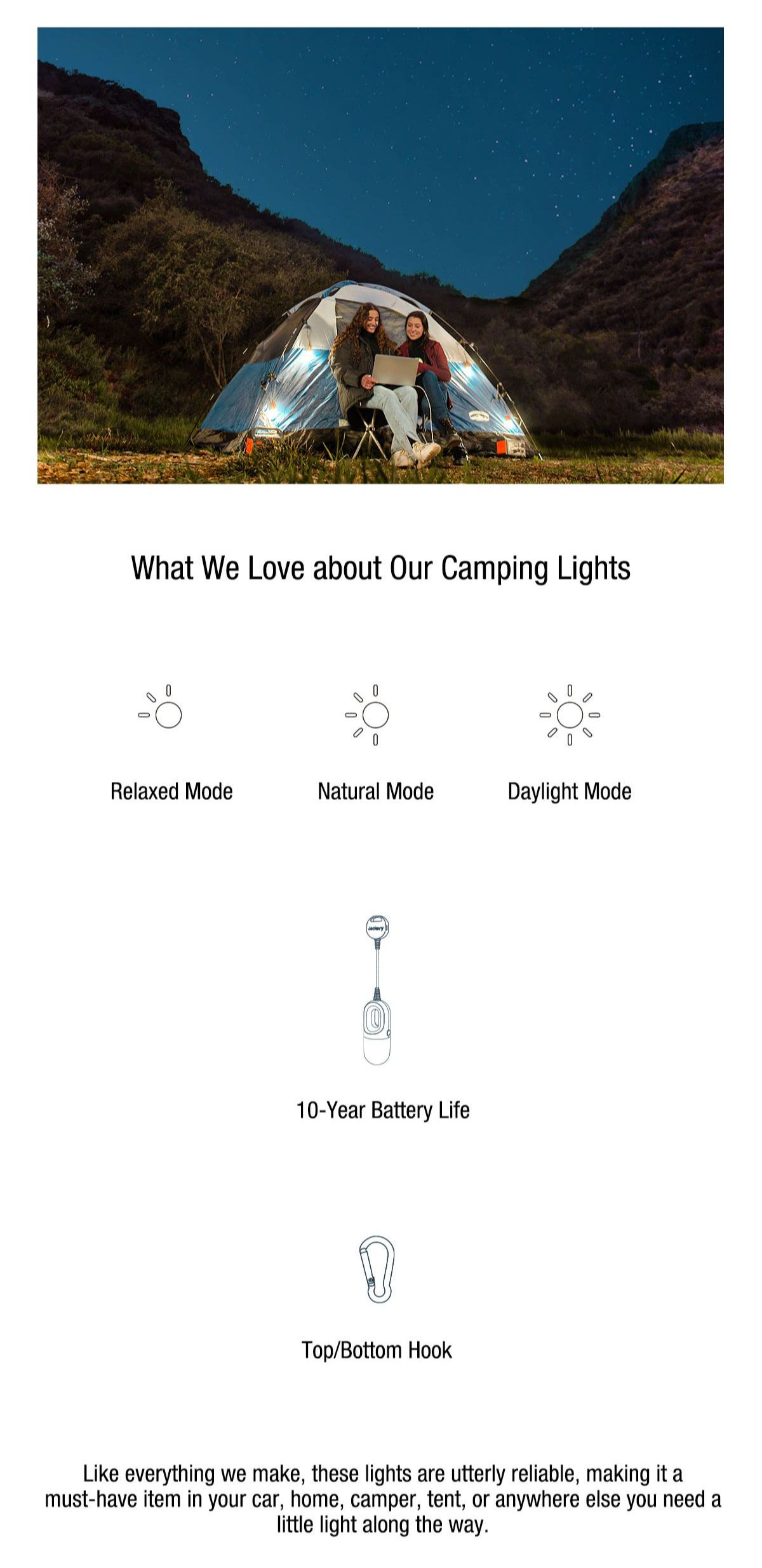 jackery BRAND NEW ACCESSORY JUST LAUNCHED Camping Lights from