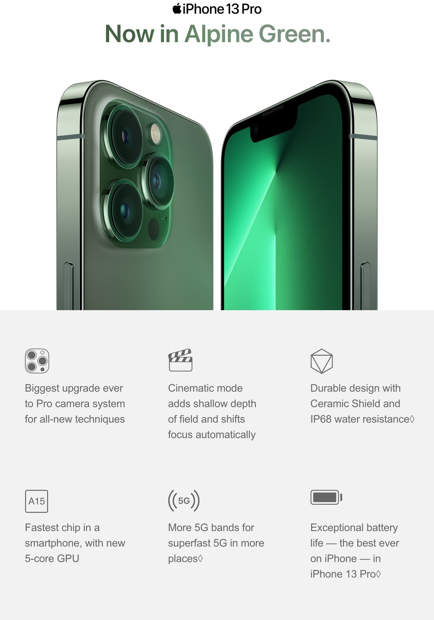 att New color iPhone 13 Pro. Preorder yours today! Milled