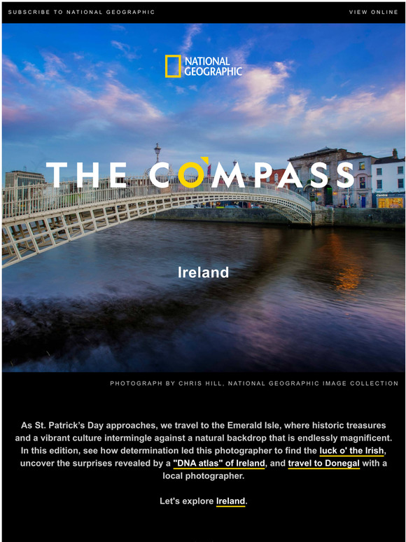 National Geographic The Compass Ireland Milled