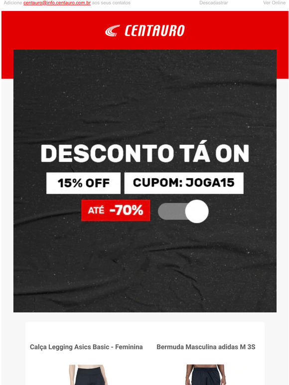cupom adidas online