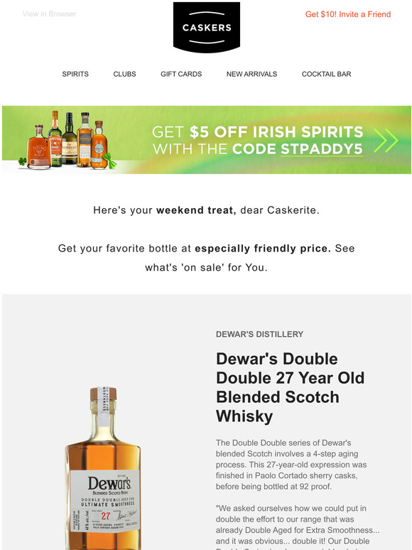 Caskers Take your Caskers treat now! Milled