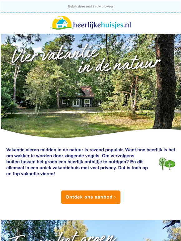 Keuze uit ruim 3.100 vakantiehuizen! Welke wordt uw favoriet?