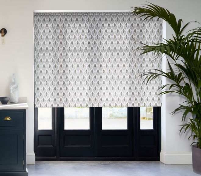 Hillarys roller blind in window