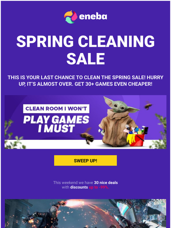 Last Chance to Save on Games!