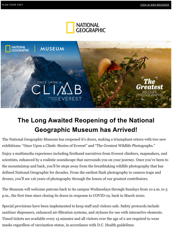 National Geographic: The National Geographic Museum Is BACK! Plan Your ...