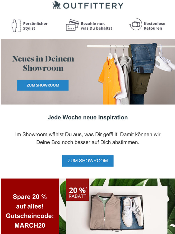 Dein Showroom wurde aktualisiert!