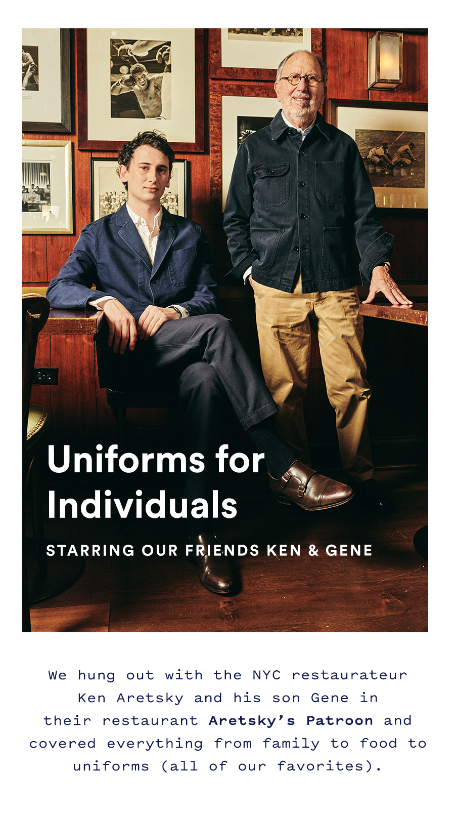 Shop their uniform picks