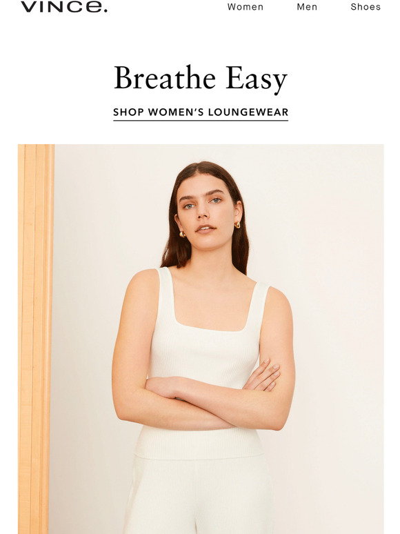 Vince. Our Most Luxurious Loungewear Yet Milled