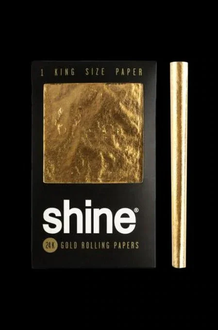 Image of Shine 24K Gold King Size Rolling Papers