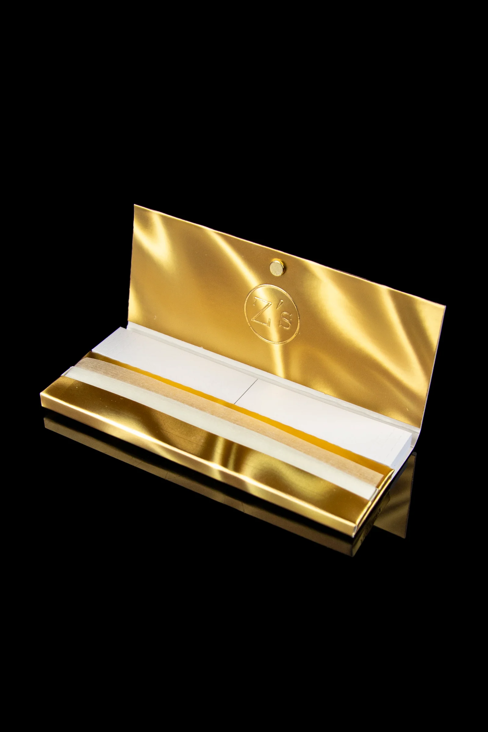 Image of Z's Life Wavy Gold Iridescent Rolling Paper Booklet