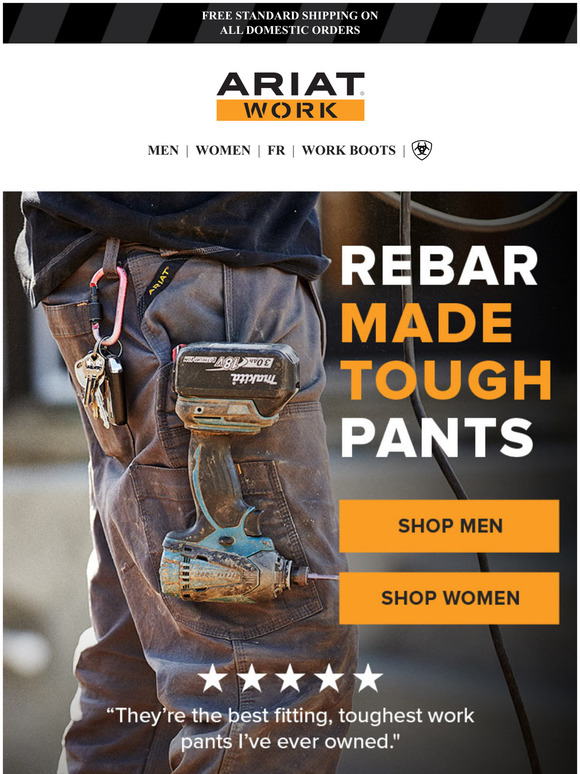 toughest work pants