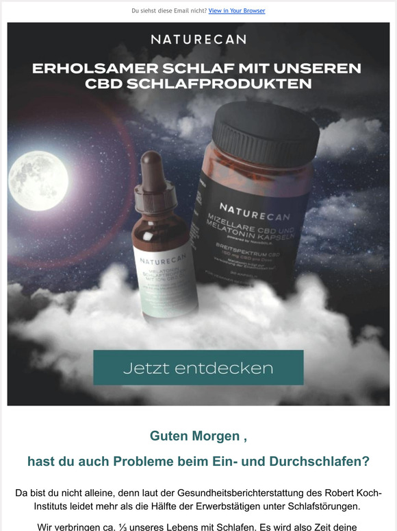 Naturecan Guten wie hast du heute geschlafen? Milled
