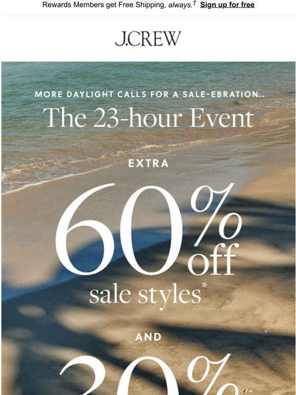 J.Crew Email Newsletters Shop Sales, Discounts, and Coupon Codes