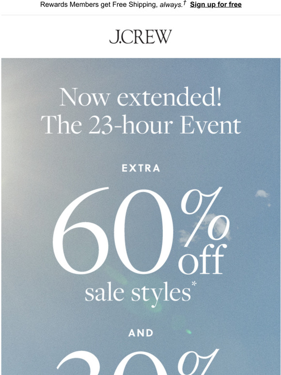 J.Crew Email Newsletters Shop Sales, Discounts, and Coupon Codes
