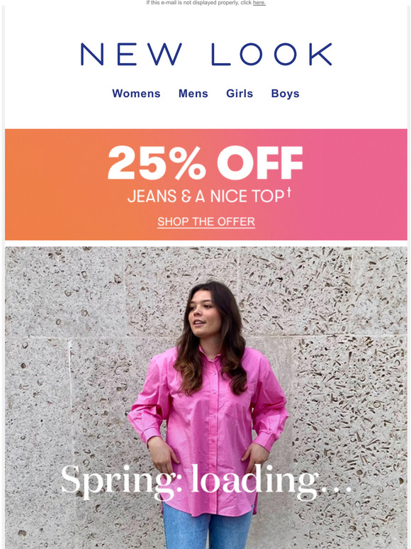 New Look Email Newsletters Shop Sales, Discounts, and Coupon Codes