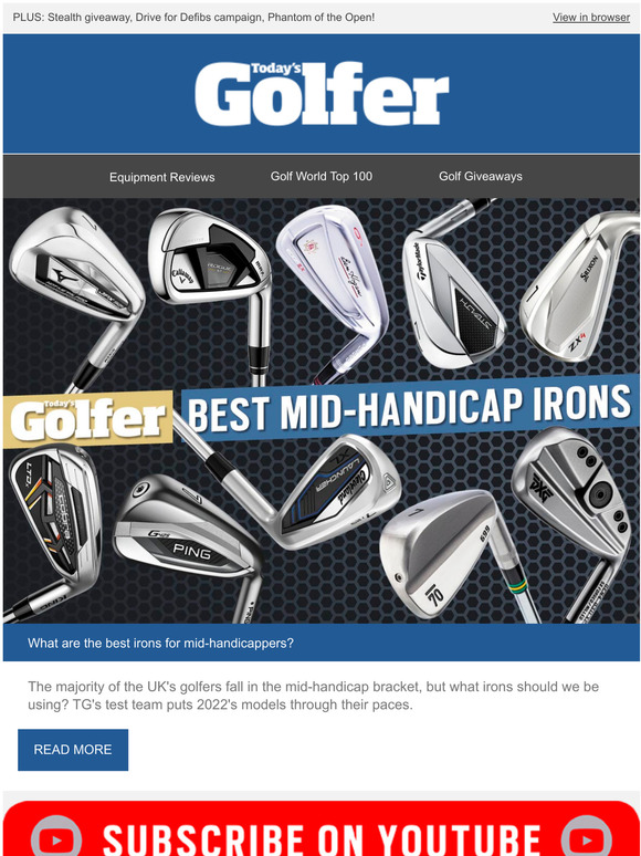 Today's Golfer REVEALED Best MidHandicap Irons Milled