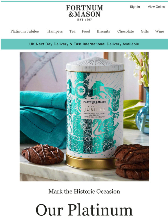 Fortnum & Mason: The Platinum Jubilee Collection is Here