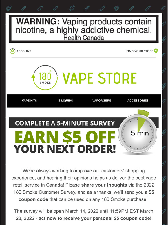 [ALERT] Give Us Five Minutes; We'll Give You $5!  +  = 