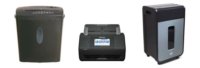 Save up to $300 on scanners and shredders for your office.