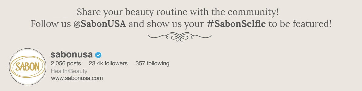Follow us on Instagram @sabonusa