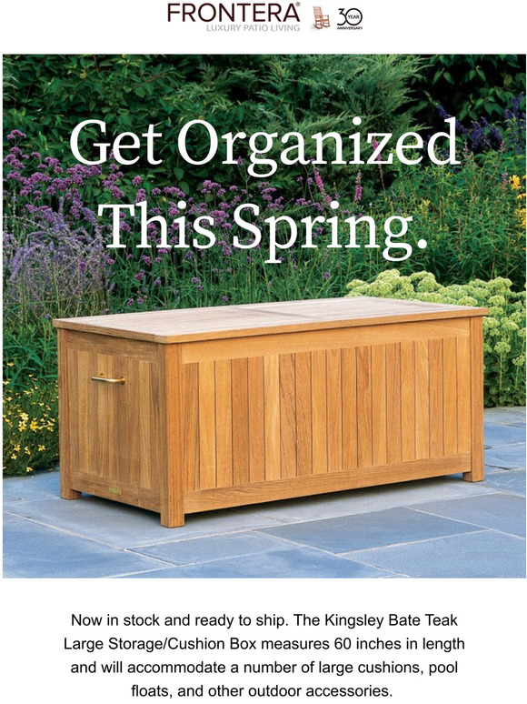 Frontera Furniture Company Meet the Kingsley Bate Teak Large Storage