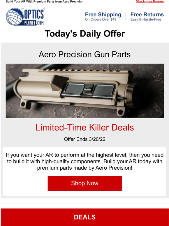 Killer Deals on Aero Precision Gun Parts Milled