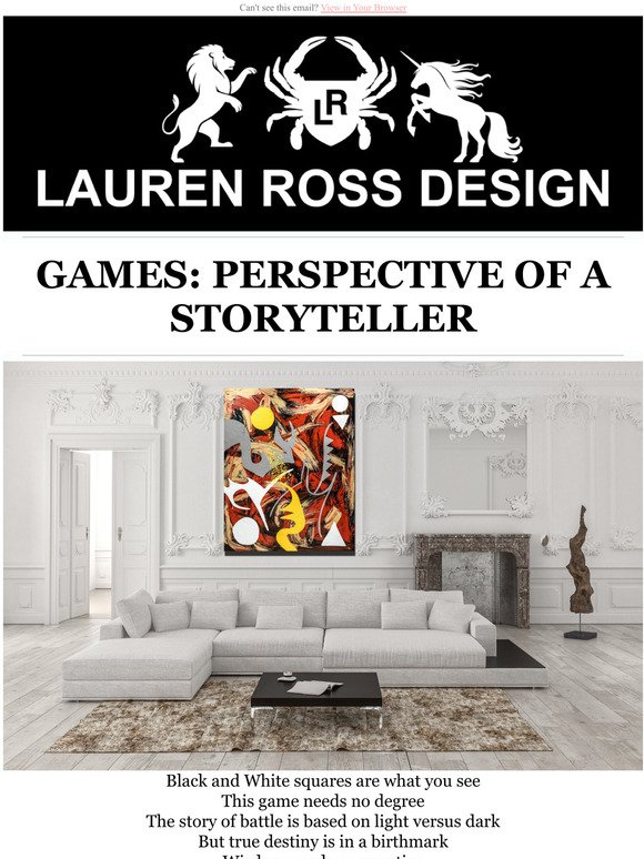 Games: Perspective Of A Storyteller
