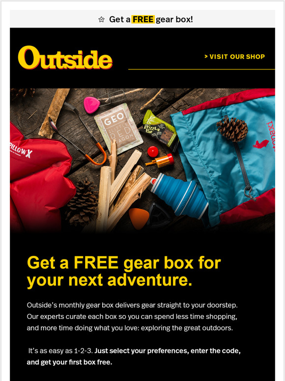 Cairn Outdoor Subscription Box Get Your First Gear Box Free! Milled