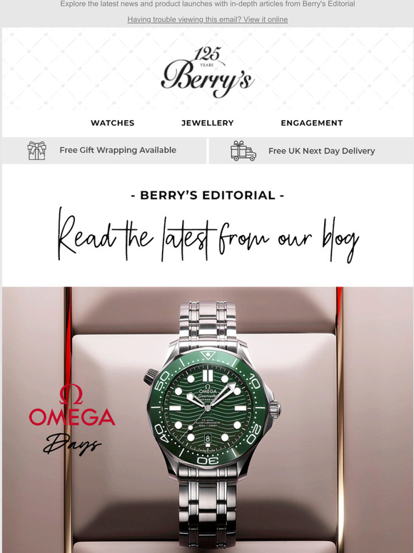 Hublot Watches at Berry's - Authorised Hublot Watch Retailer