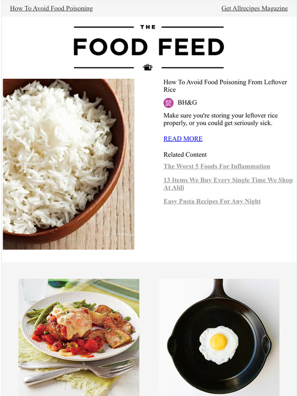 Better Homes and Gardens Can You Get Food Poisoning From Leftover Rice