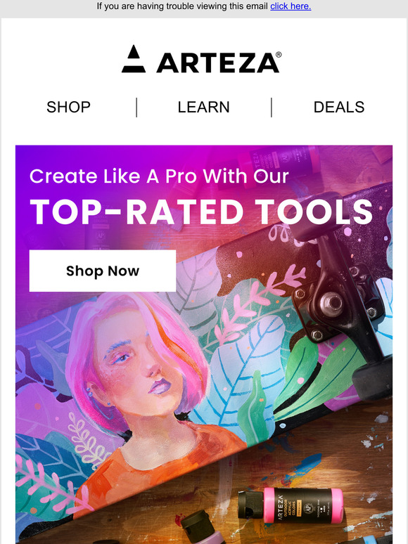 Arteza® Art Supplies Email Newsletters Shop Sales, Discounts, and