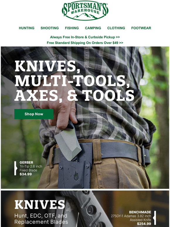 Sportsman's Warehouse Tools for the everyday and every adventure Milled