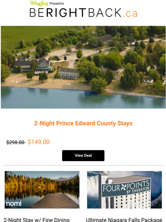 2-Night Stays in Prince Edward County!