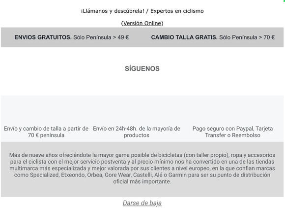 La mejor oferta en tu nueva bici de carretera