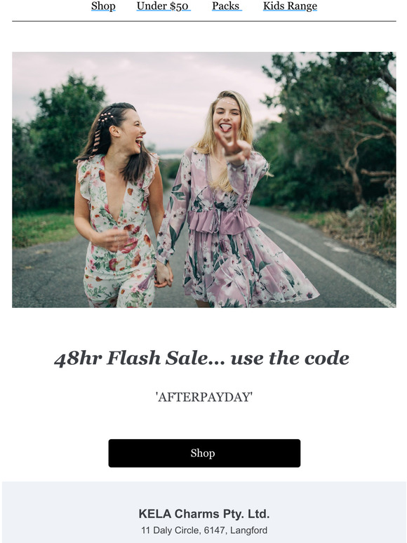 AFTERPAY 48hr Sale