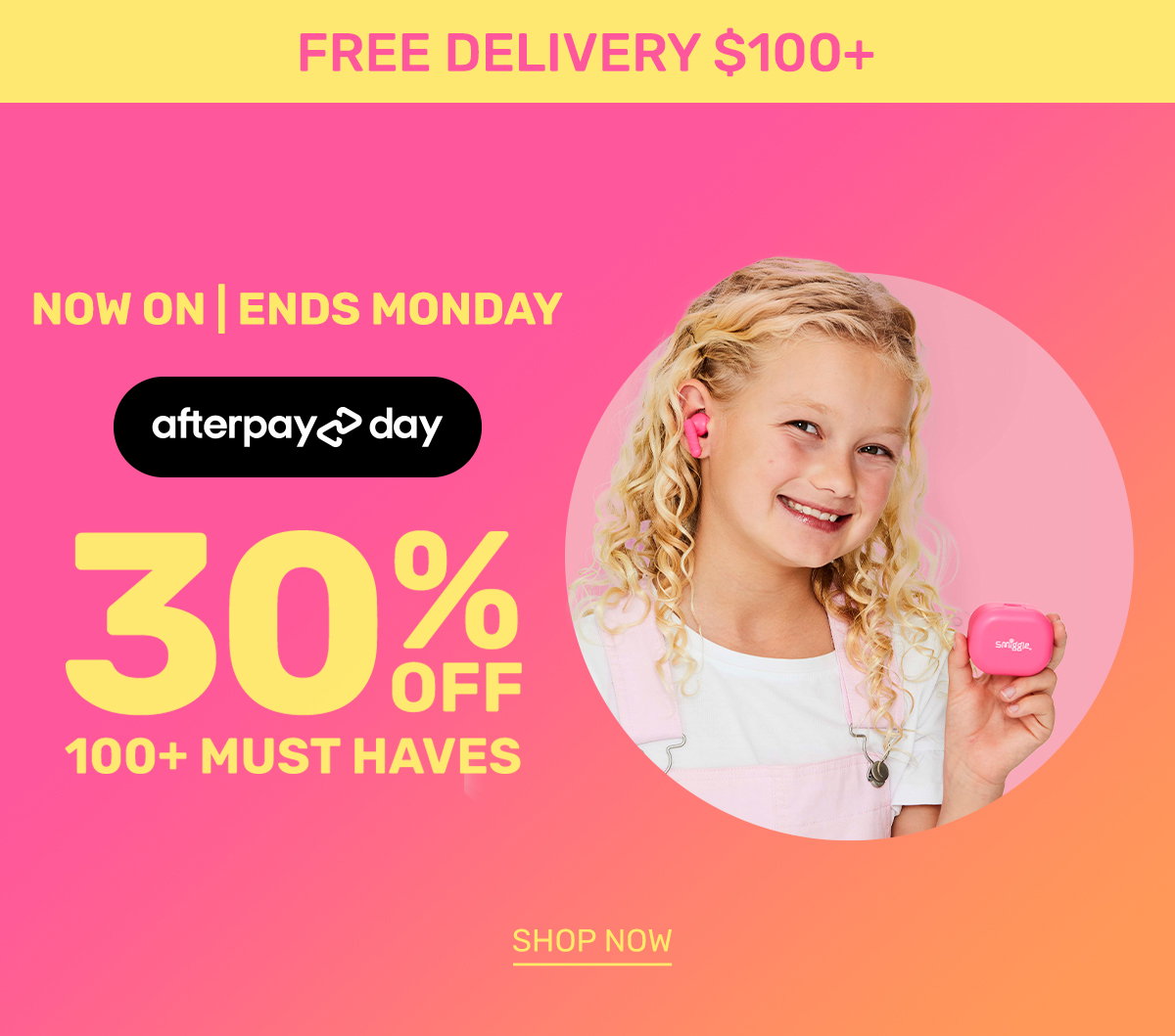 Afterpay - FREE Delivery