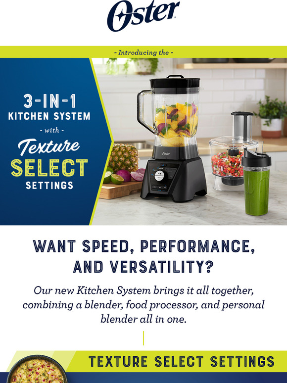 Oster® Pro Series Kitchen System, XL Blender and Food Processor