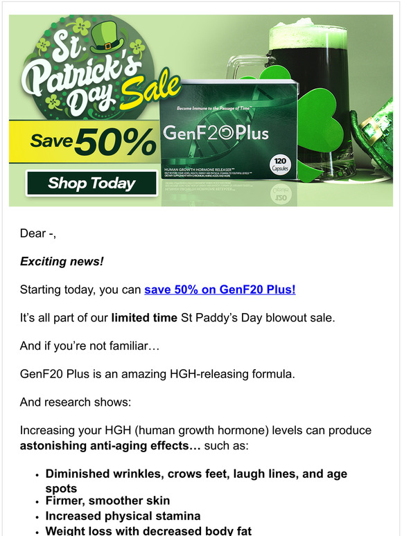 Leading Edge Health (50 Off) Huge GenF20 Plus Offer Starts Today