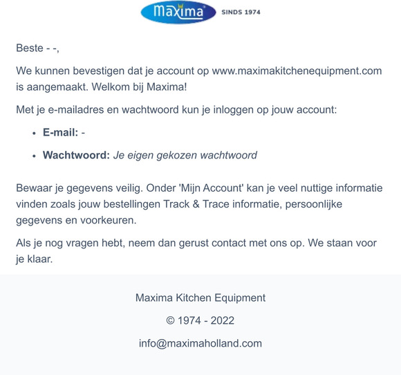 Welkom bij Maxima!