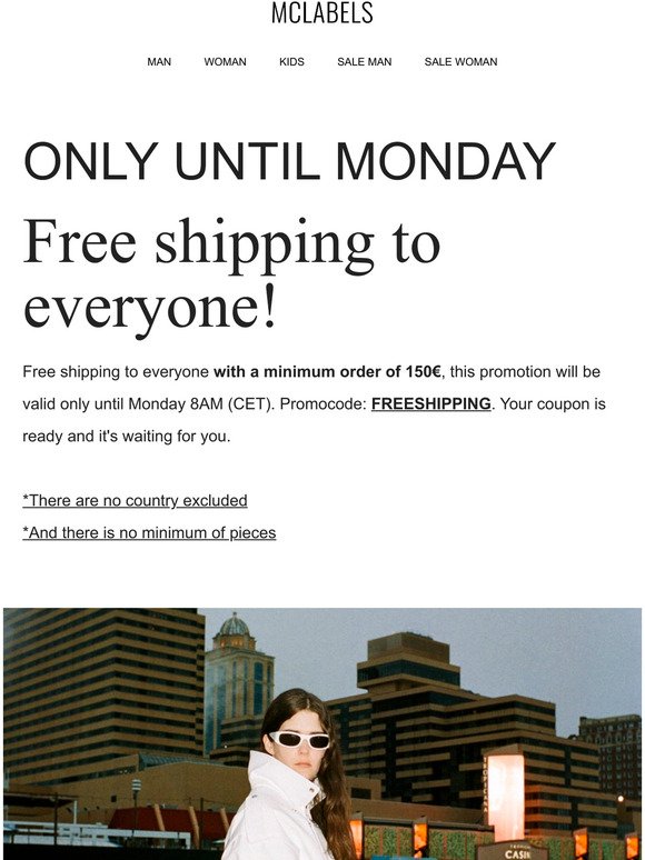 FREE SHIPPING to EVERYONE!