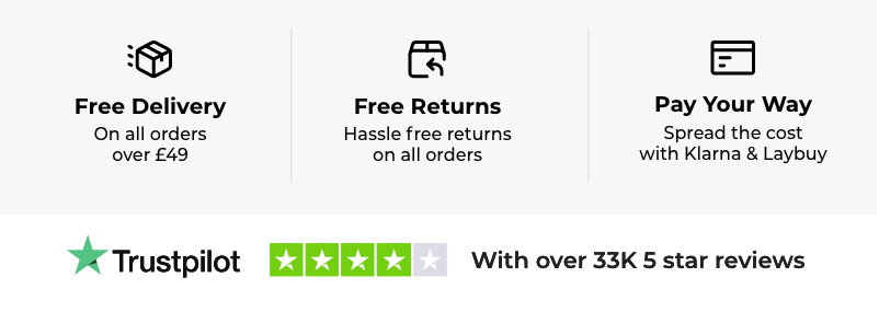 Free Delivery | Free Returns | Payment Methods | Extended Returns 
