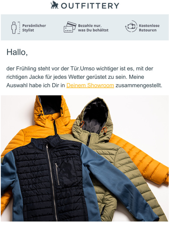 Musthave: bergangsjacke!