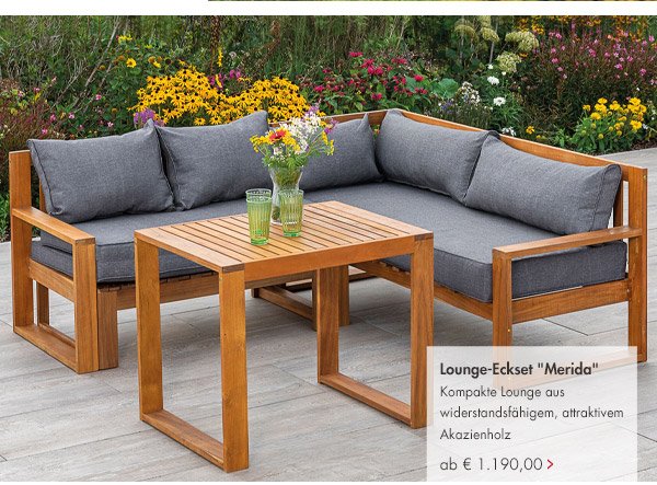 Lounge-Eckset Merida ab 799,00 Euro
