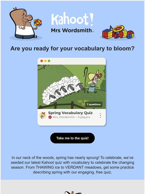 Are you ready for your vocabulary to bloom?