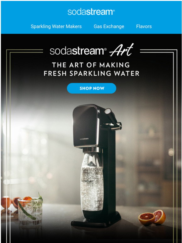Sodastream Introducing the New SodaStream Art Milled