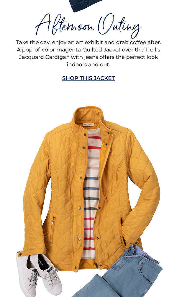 Appleseeds Appleseed's Exclusive The DiamondQuilted Jacket is Having